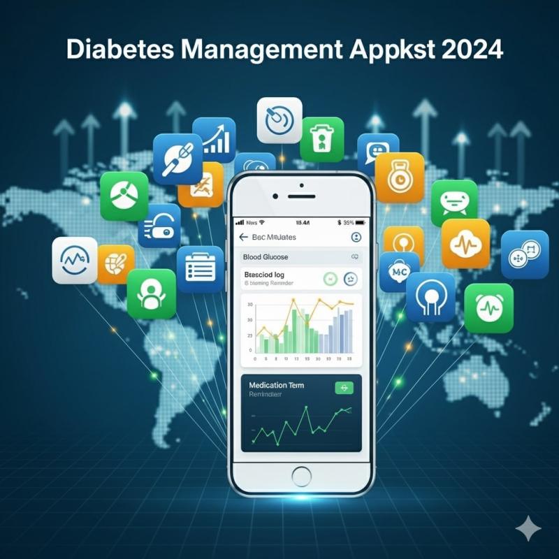 Diabetes Management Apps Market Poised for 24.7% CAGR Boom, Driven by Telehealth and AI Integration