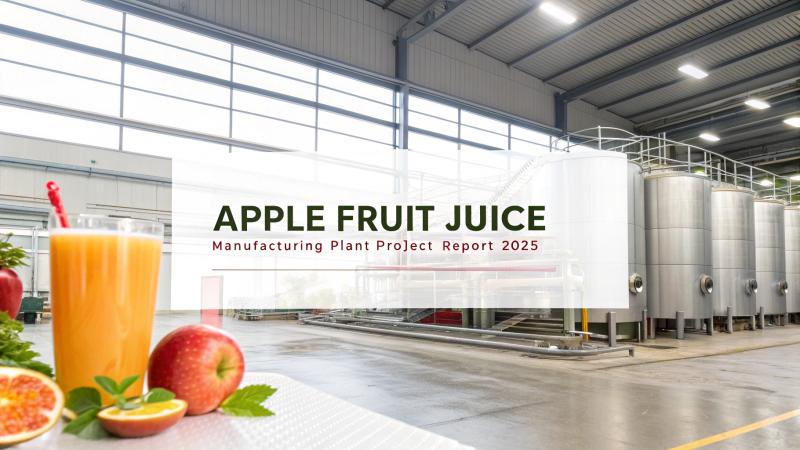 Apple Fruit Juice Manufacturing Plant Cost Report 2025: Feasibility Study, Machinery and Setup Layout