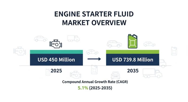 Engine Starter Fluid Market Positioned for 5.1% Growth, Unlocking Reliability for Manufacturers Through 2035