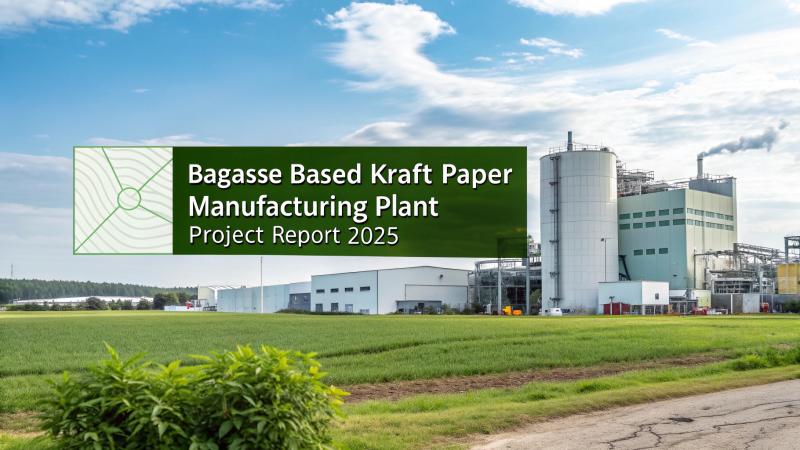 Prefeasibility Report on a Bagasse Based Kraft Paper Manufacturing Plant Setup 2025: Raw Materials, Cost and Revenue