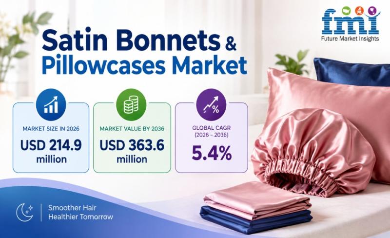 Satin Bonnets & Pillowcases Market Heads Toward USD 363.6 Million as Brands Compete on Fit, Fabric and Digital Retail