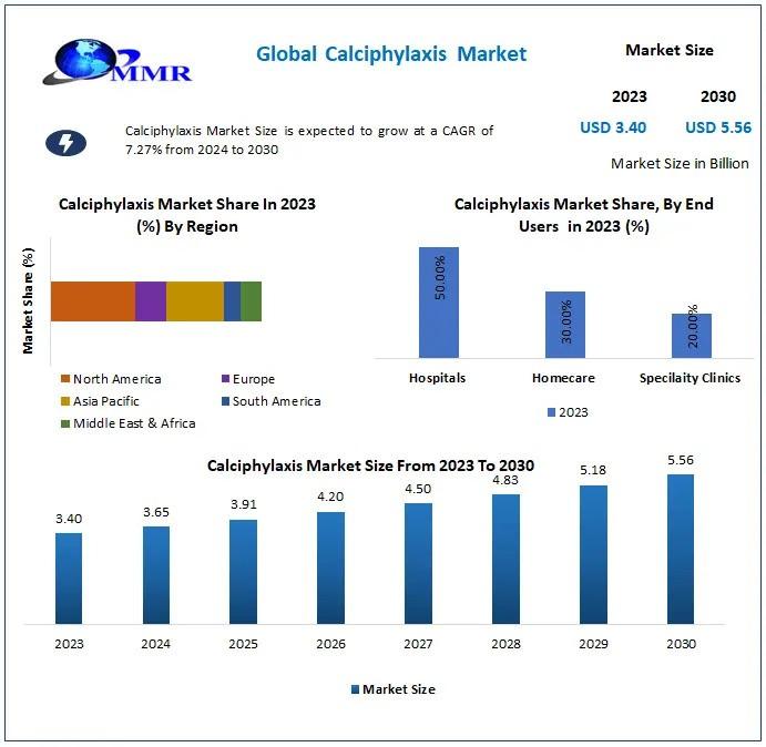 Calciphylaxis Market Size Expected to Surpass USD 5.56 Billion by 2030