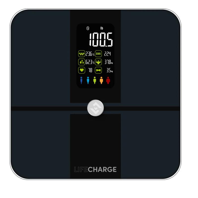 LifeCHARGE Introduces the Ultimate Personal Fitness Scale with 22-point Body Composition Analyzer