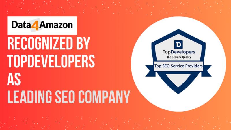 Data4Amazon Acknowledged as a Leading SEO Company by TopDevelopers