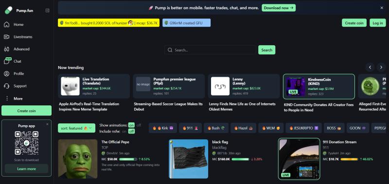 VoluDex.net's Pump.fun Volume Bot uses multiple aged wallets to simulate organic Solana memecoin trading activity and boost token