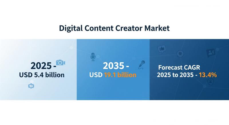 Global Digital Content Creator Market Set for Massive Growth, Projected to Hit USD 19.1 Billion by 2035