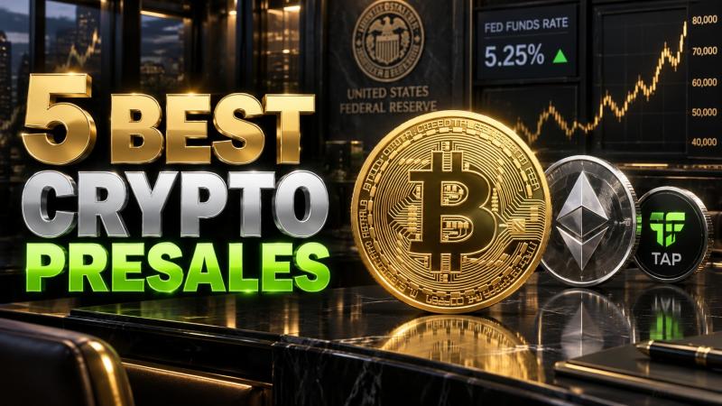 5 Best Crypto Presales as Bitcoin Holds $77K Ahead of a High-Stakes Fed Decision