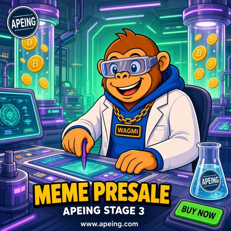 Beyond the Token Sale: Apeing's 85% APY Adds a Staking Angle to Its Fast-Moving Crypto Presale