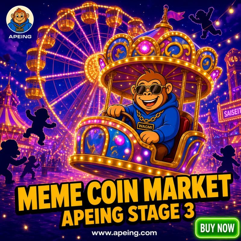 Trending Meme Coins Today: DOGE and PEPE Stay in Focus as Apeing's Presale Pushes Past 415M Tokens Sold