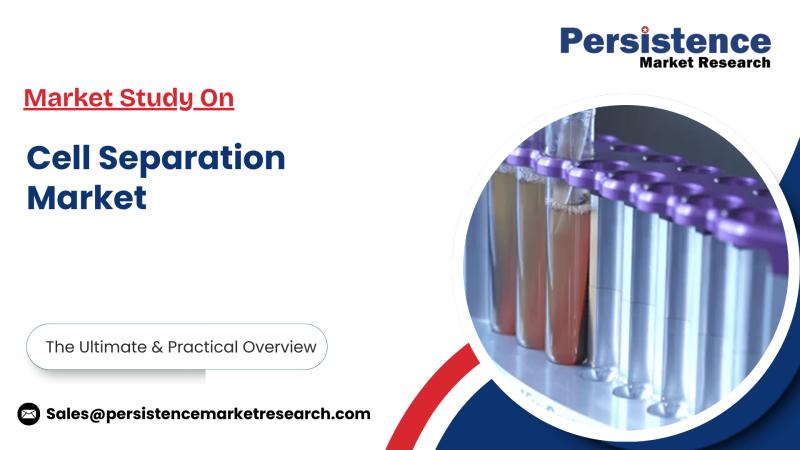 Cell Separation Market Growth Driven by Advancements in Biotech, Says Persistence Market Research