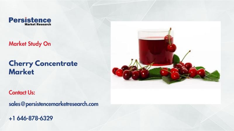 Cherry Concentrate Market to Reach US$ 1,535.5 Mn by 2032, Driven by Health Benefits & Demand