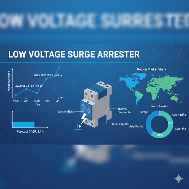 Low Voltage Surge Arrester Market to Reach USD 893.7 Million by 2035 Driven by Polymer and Smart Grid Expansion