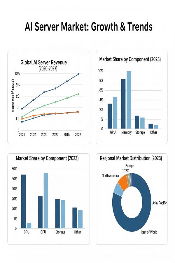 AI Server Market Next Big Thing | Major Giants NVIDIA, Intel, AMD, Dell, HPE, Lenovo, IBM, Supermicro, Inspur