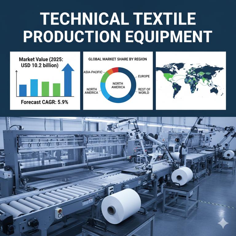 Technical Textile Production Equipment Market to Hit USD 18.0 Billion by 2035, Driven by Innovation