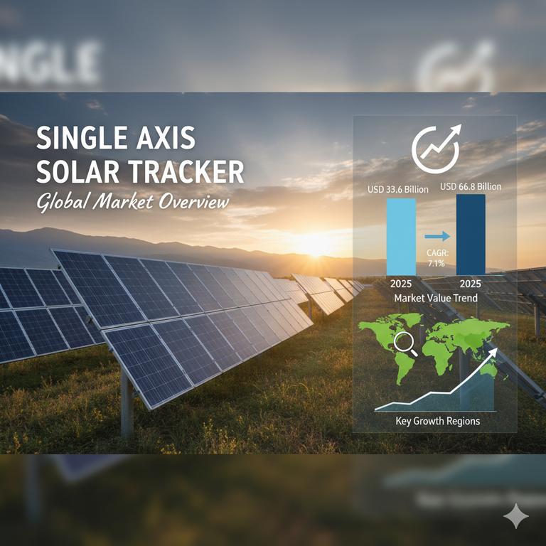 Single Axis Solar Tracker Market Set to Double by 2035 as Global Renewable Energy Expansion Accelerates
