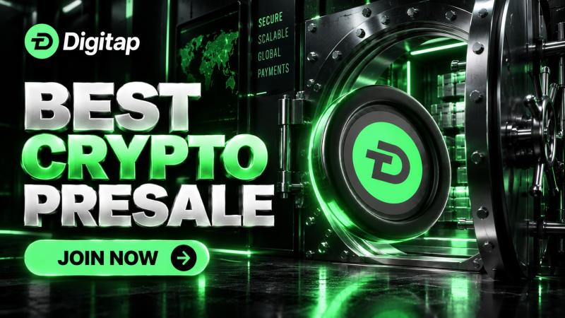 DigiTap targets crypto card users with a $0.0589 entry, live app utility, and an early-stage altcoin story.