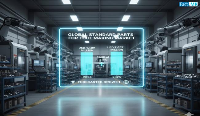 Standard Parts for Tool Making Market is Anticipated to Hit US$ 7,657 Million by 2035 | Fact.MR Report