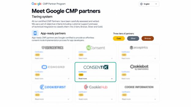 Consentik Becomes the First Gold-Tier CMP Partner in Asia