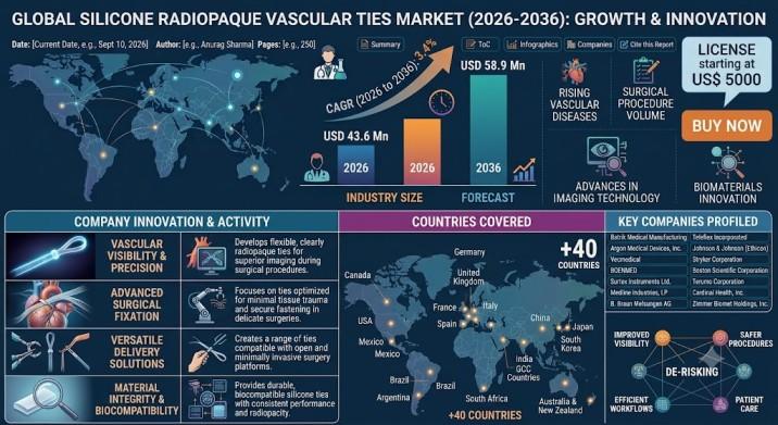 Silicone Radiopaque Vascular Ties Market, USA Silicone Radiopaque Vascular Ties Market