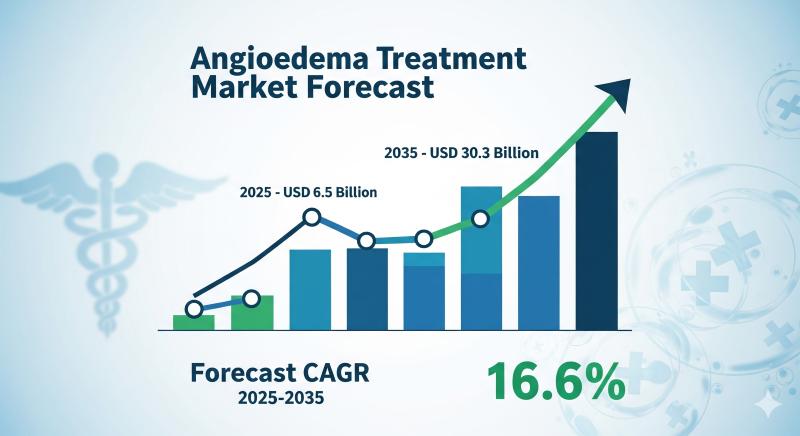 Angioedema Treatment Market Set for Strong Growth, Projected to Reach USD 30.3 Billion by 2035
