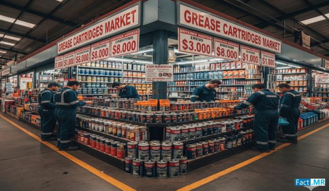Grease Cartridges Market to Total US$ 487.9 Million by 2034, Expanding at a 4.6% CAGR- Fact.MR Study
