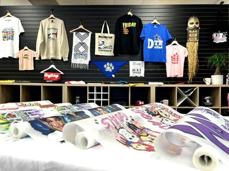 custom products with DTF