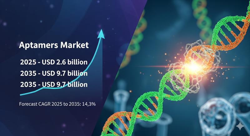 Aptamers Market Set to Reach USD 9.7 Billion by 2035, Driven by Growing Demand in Diagnostics and Therapeutics