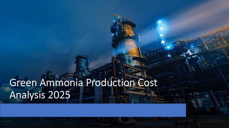 Green Ammonia Production Cost Report 2025: Detailed Guide on Plant Setup, CapEx/OpEx and Profitability