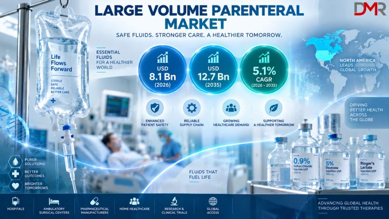 Large Volume Parenteral Market Size, Share, Trends & Outlook Report 2035