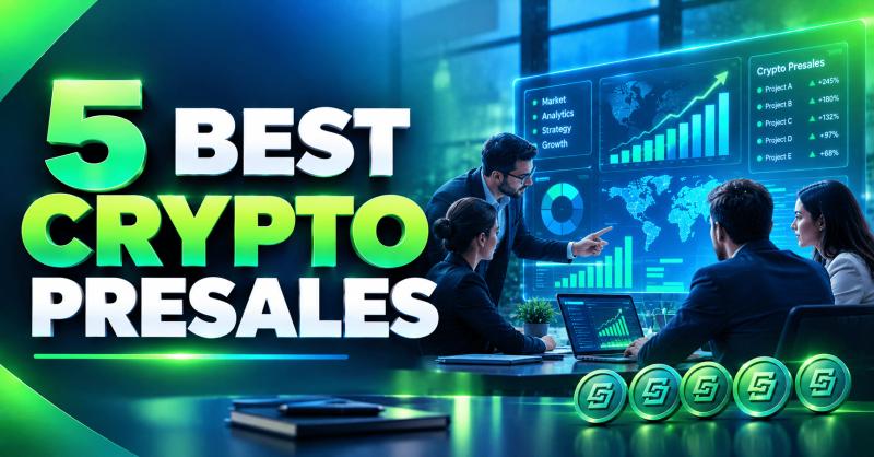 5 Best Crypto Presales as IONIX AI CHAIN Continues Building Strong Support