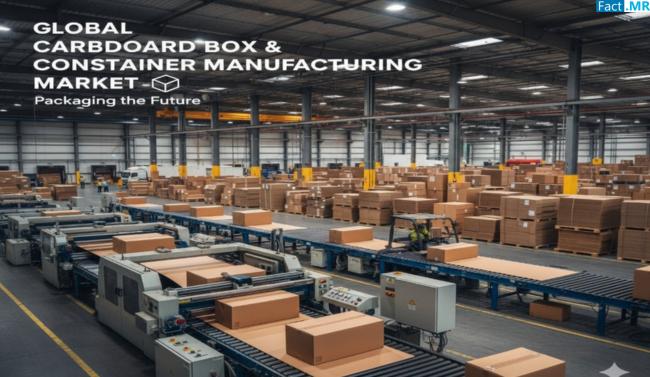 Cardboard Box & Container Manufacturing Market Growth to Reach US$ 807.07 Billion at a CAGR of 5.3% by 2034 | Fact.MR