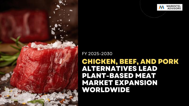 Chicken, Beef, and Pork Alternatives Lead Plant-Based Meat Market Expansion Worldwide | Top Companies: Beyond Meat, Impossible Foods, Quorn Foods