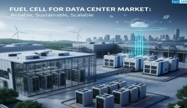 Fuel Cell for Data Center Market Size Expected to Hit US$ 759.85 Million by 2034, Exhibiting 15.6% CAGR: Fact.MR Analysis