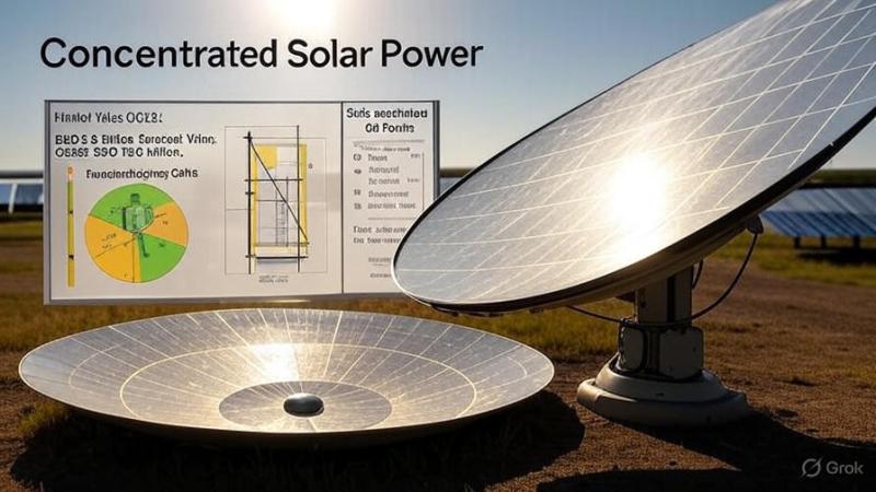 Concentrated Solar Power Market to Reach USD 13.0 Billion by 2035 Driven by Storage Innovation and Global Partnerships