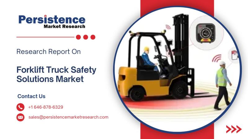 Rising Logistics Demand Driving Forklift Truck Safety Solutions Market to US$ 21,638.8 Mn by 2032 at 14.2% CAGR | Persistence Market Research