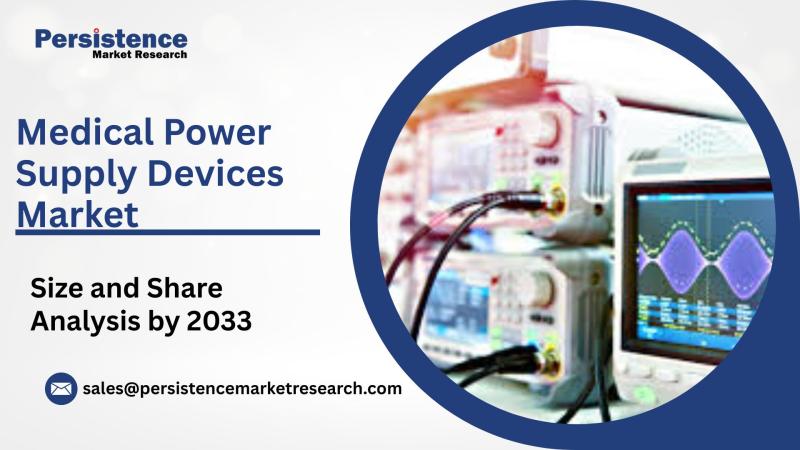 Medical Power Supply Devices Market to Increase at a 3.5 CAGR from 2023 to 2033,Reaching US$ 2,412.7 Mn| Exclusive Report by PMR