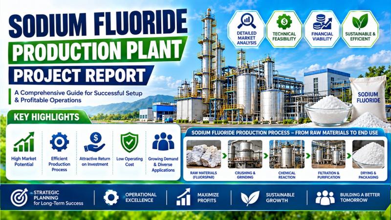 Sodium Fluoride Plant Setup Cost 2026: Production Business