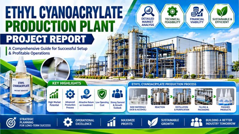 Ethyl Cyanoacrylate Production Plant Setup Cost 2026: