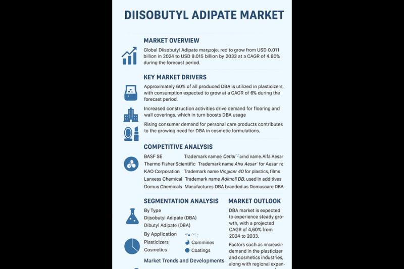Diisobutyl Adipate Market Comprehensive Analysis | Fact.MR