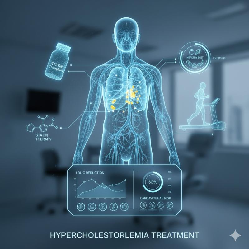 United States Hypercholesterolemia Treatment Market Size & Growth Forecast 2025-2033: Advanced Lipid-Lowering Therapies