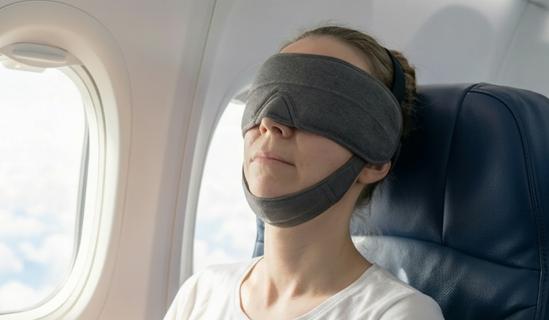 A sleep mask designed for whole sleep system comfort and wellness