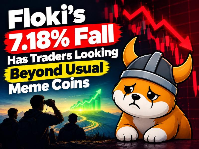 Floki's 7.18% Fall Has Traders Looking Beyond Usual Meme Coins: What's the Next Crypto Presale on the Radar?