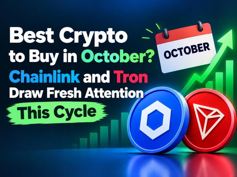 Best Crypto to Buy in October? Apeing Stage 6 Surges Past $110K as Chainlink and Tron Draw Fresh Attention