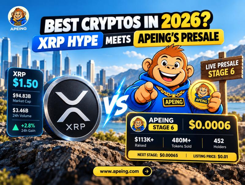 XRP'nin $75.6M ETF Girişleri Yeni Kripto Dalgasını Tetikledi: Apeing 2026'nın En İyi Kriptosu Mu?