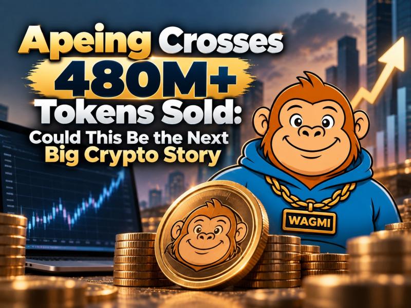 Apeing Crosses 480M+ Tokens Sold: Could This Be the Next Big Crypto Story as SHIB Holds $0.0000058 and WIF Gains?