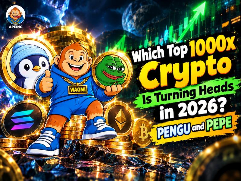 Which Top 1000x Crypto Is Turning Heads in 2026? Apeing's 16.67x ROI Stage Meets PENGU and PEPE Momentum