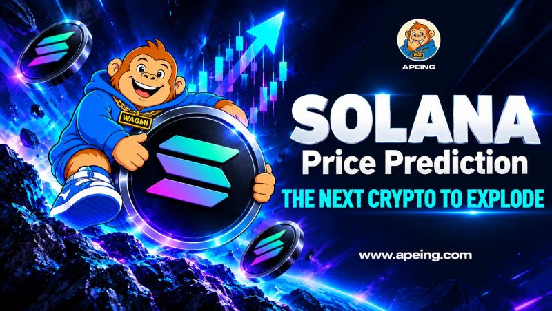 Solana Price Prediction 2030: SOL Targets $1,170 as Apeing Eyes