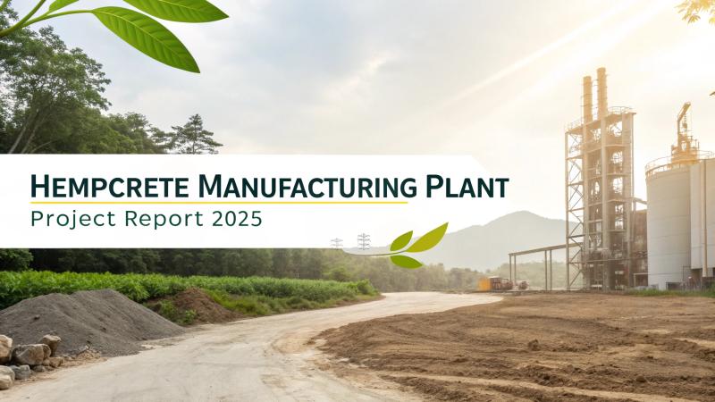 Project Details on Hempcrete Manufacturing Unit Cost: Plant Setup Layout and Raw Material Requirements