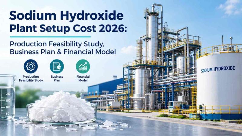 Sodium Hydroxide Plant Setup Cost 2026: Production Feasibility