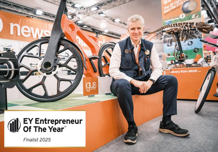 Creating a world without lubrication - with this vision, CEO Frank Blase and his family business igus have been nominated for the
